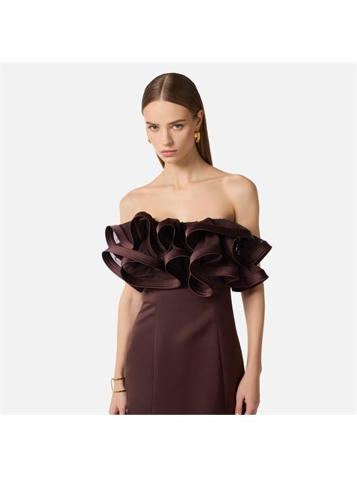 Dress woman brown ELISABETTA FRANCHI | AB87962E2/644